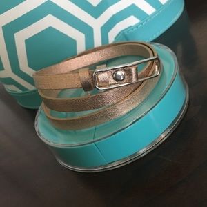 Origami Owl Leather Bracelet
